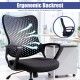 Ergonomic office chair with butterfly backrest, height adjustable, and breathable design for optimal comfort and.