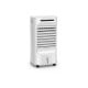 4-in-1 portable evaporative air cooler in white with adjustable oscillation, 3 modes, and 2.6-gallon water tank for.