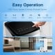 3-in-1 evaporative air cooler with LED touch screen, remote control, and 4 modes for versatile cooling in any space.
