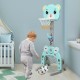 Adjustable kids' 3-in-1 basketball hoop set with cute animal design, promoting coordination and teamwork for active.