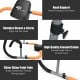 Portable exercise ab fitness crunch with head support and sturdy steel construction for home gym workouts.