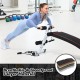 Multifunctional folding gym bench with adjustable height, breathable 5-layer cushion, ideal for full-body workouts.