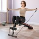 Multifunctional sit-up bench with adjustable positions, featuring comfortable padding and durable metal construction.
