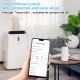 Portable air conditioner with WiFi control, remote, and window kit, ideal for cooling large living areas in white.