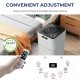 Portable air conditioner with remote control, 10000 BTU, features cooling, dehumidifying, and fan modes for versatile.