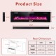 60-inch ultra-thin electric fireplace with remote control, featuring customizable flame colors and heating settings for.