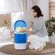 Portable semi-auto washing machine with clear lid, 5.5 lbs capacity, ideal for compact spaces like dorms or apartments.