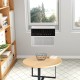 12000 BTU window air conditioner with remote control, installed in a modern room for efficient cooling and comfort.