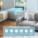 Window air conditioner with remote, 12000 BTU, featuring 6 modes and 24-hour timer for efficient cooling in any room.