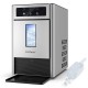 Close-up view of the countertop nugget ice maker's ice basket, showcasing its 3.5 lbs capacity for easy storage.