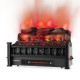 20-inch electric fireplace heater with realistic pinewood ember bed, 5120 BTU, for elegant warmth in any room.