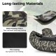 Close-up of the 350 LBS inflatable fishing float tube in camouflage, featuring tear-resistant 600D polyester fabric and.