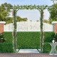 6.8 feet garden arbor with climbing plant trellises, showcasing intricate patterns and a decorative arch for elegant.