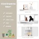 Floor cabinet multifunction storage rack organizer stand with adjustable shelves, sturdy MDF material, ideal for home.