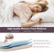 Rollaway folding bed featuring a comfortable memory foam mattress, heavy-duty steel frame, and dust-proof cover for.