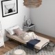 Folding guest bed with a 75 x 31.5 inch memory foam mattress, featuring a sturdy steel frame and compact design for.