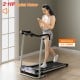 Folding treadmill with 2HP quiet motor, 12 preset programs, and LCD display for home workouts and space-saving storage.
