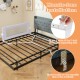 Foldable bed rail in light gray with adjustable strap, providing safety and stability for toddlers during sleep.