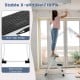 Folding 2 step ladder with anti-slip pedal and large foot pads, featuring a stable X-shaped frame for safety and.