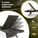 Folding padded rattan patio chaise lounge with adjustable backrest and quick dry foam, perfect for poolside relaxation.