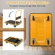 Folding platform cart dolly with a black vinyl platform, featuring a compact design for easy storage and 660lbs.