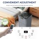 Portable air conditioner with remote control, 10000 BTU cooling capacity, ideal for bedrooms and small apartments.