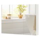 Frameless bathroom wall-mounted mirror cabinet with 3 mirrored doors and ample storage for organized essentials.