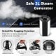 3L steam generator with stainless steel pot, designed for a full-body sauna experience at home, promoting relaxation.