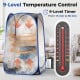 Full-body personal sauna tent with 1000W steam generator, featuring 9-level temperature control and timer for home spa.
