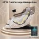 Full body massage chair with 49" SL track, zero gravity function, and waist heating for ultimate relaxation.