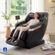 Full body massage chair in black with zero gravity function, Bluetooth speakers, and waist heating for ultimate.