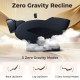 Full body massage chair in brown featuring zero gravity recline and customizable heat therapy for ultimate relaxation.