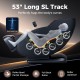 Full body massage chair with 53" SL track, heat therapy, and 12 auto modes for personalized relaxation and comfort.