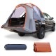 Portable pickup tent with detachable cover, waterproof 190T taffeta, and spacious interior for 2-3 people.
