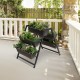 3-tier vertical raised garden bed with 5 removable plant boxes, made of durable PE material, ideal for small spaces.