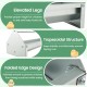 Metal chicken feeder with elevated legs and trapezoidal structure, accommodates 12 chickens, ideal for easy feeding.