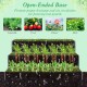3-tier heavy-duty metal raised garden bed planter box in black, designed for vegetables, flowers, and fruits with.