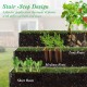 3-tier raised garden bed planter box in black, designed for short, medium, and long-root plants, ideal for outdoor.