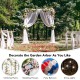 Metal garden arch for climbing plants, 81 x 20 inches, sturdy black steel construction, perfect for garden entry.
