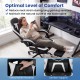 Gaming chair with ergonomic design, adjustable headrest, and lumbar support for optimal comfort during long gaming.