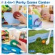 Giant 4-to-Score game set featuring basketball, ring toss, and golf for indoor or outdoor fun with a whale design.