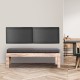 PU leather upholstered wall-mounted headboard with thick MDF frame, ideal for enhancing bedroom style and comfort.
