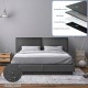 PU leather upholstered wall-mounted headboard with soft sponge and sturdy MDF frame, perfect for enhancing bedroom.