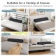 Bed wedge pillow with storage bag, suitable for various scenes like bed and sofa, supports spinal alignment and comfort.