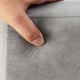 Close-up of the soft grey velvet upholstery on the Full/Queen/Twin bed frame, showcasing its plush texture and quality.
