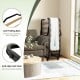 Twin size folding bed with foam mattress, featuring anti-falling bars and lockable wheels for easy mobility and.