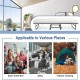Twin size metal folding bed with memory foam mattress, ideal for guest rooms, offices, or outdoor camping.