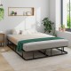 Queen size bed frame with a modern design, showcasing a sleek profile and spacious layout for contemporary bedrooms.