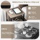 3-tier end table featuring hidden power strip, 2 USB ports, and 2 power outlets for convenient charging in any room.