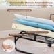 Twin size folding bed with a 5-inch gel cooling memory foam mattress and breathable cover for enhanced comfort.